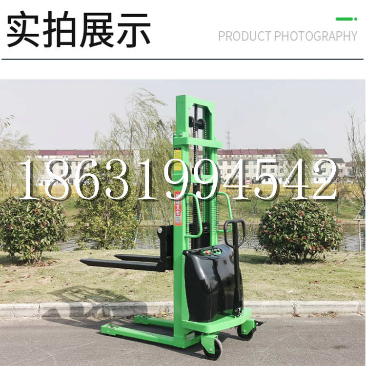 白沙乡电动叉车堆高车液压铲车电瓶1吨2吨站驾步行式小型全自动叉车